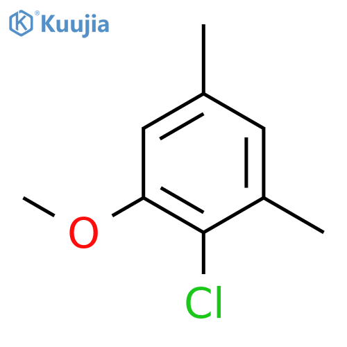 Benzene, 2-chloro-1-methoxy-3,5-dimethyl- structure
