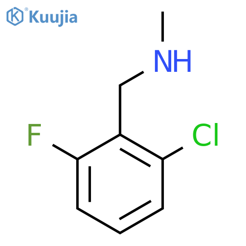 N-(2-Chloro-6-fluorobenzyl)-N-methylamine structure