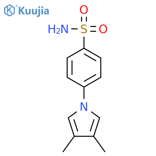 Benzenesulfonamide, 4-(3,4-dimethyl-1H-pyrrol-1-yl)- structure