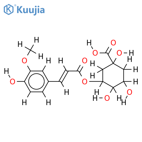 5-O-(E)-Feruloylquinic Acid structure