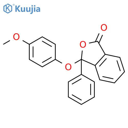 1(3H)-Isobenzofuranone, 3-(4-methoxyphenoxy)-3-phenyl- structure