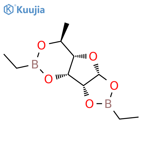(1S,2R,6S,8S,9S)-4,11-Diethyl-9-methyl-3,5,7,10,12-pentaoxa-4,11-diboratricyclo[6.4.0.02,6]dodecane structure