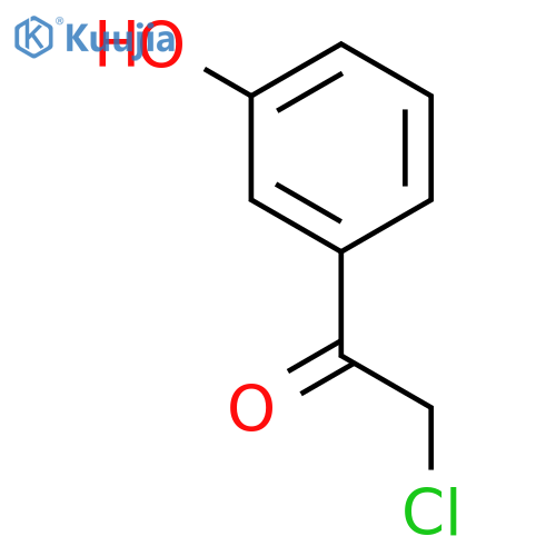 2-chloro-1-(3-hydroxyphenyl)ethanone structure