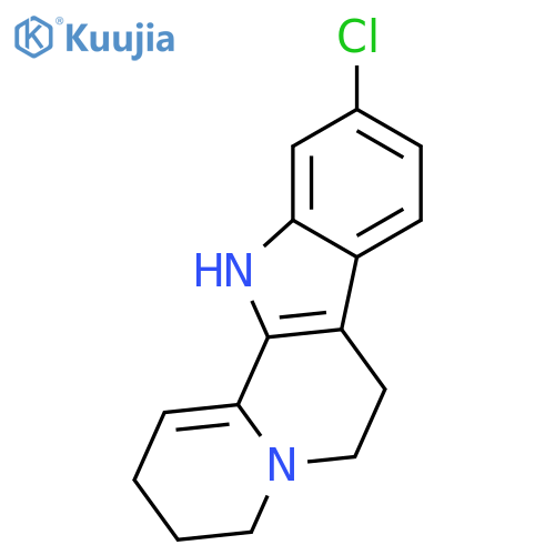 INDOLO[2,3-A]QUINOLIZINE, 10-CHLORO-2,3,4,6,7,12-HEXAHYDRO- structure