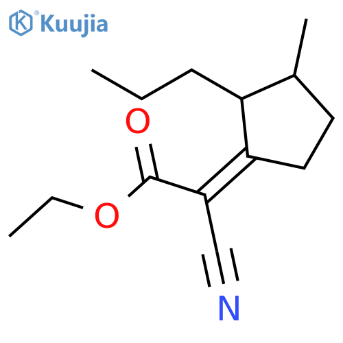 ACETIC ACID, CYANO(3-METHYL-2-PROPYLCYCLOPENTYLIDENE)-, ETHYL ESTER structure