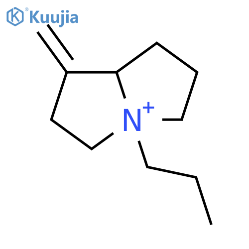 7-methylidene-4-propyl-1,2,3,5,6,8-hexahydropyrrolizin-4-ium;bromide structure