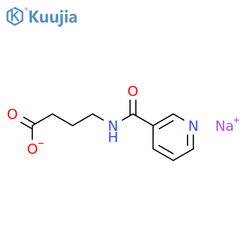 Sodium 4-(Nicotinamido)butanoate structure
