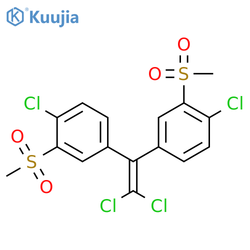 Benzene,1,1'-(dichloroethenylidene)bis[4-chloro-3-(methylsulfonyl)- structure
