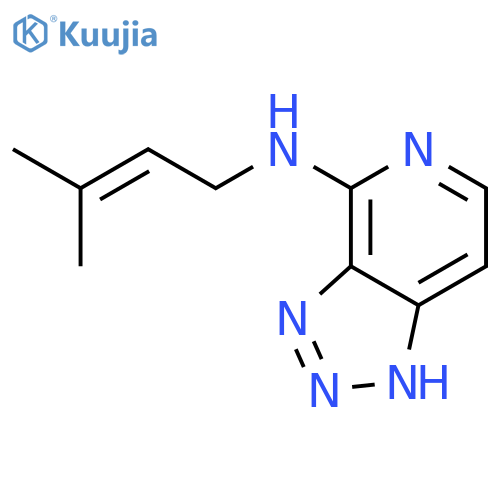 1H-1,2,3-Triazolo[4,5-c]pyridin-4-amine, N-(3-methyl-2-butenyl)- structure