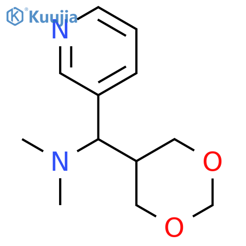 3-Pyridinemethanamine, alpha-1,3-dioxan-5-yl-N,N-dimethyl- structure