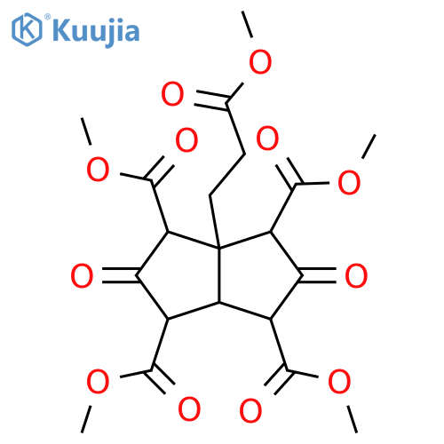 1,3,4,6(1H)-Pentalenetetracarboxylic acid, hexahydro-3a-(3-methoxy-3-oxopropyl)-2,5-dioxo-, 1,3,4,6-tetramethyl ester structure