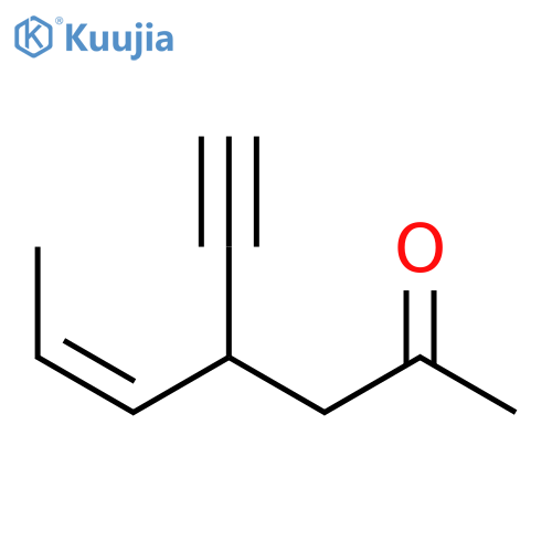 5-Hepten-2-one, 4-ethynyl-, (Z)- structure