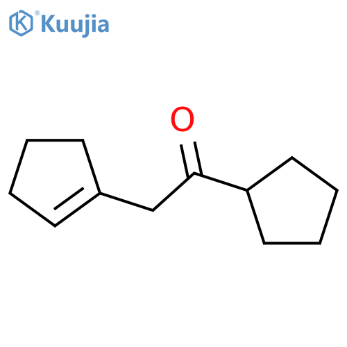 Ethanone, 2-(1-cyclopenten-1-yl)-1-cyclopentyl- structure