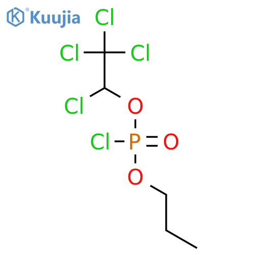Phosphorochloridic acid, propyl 1,2,2,2-tetrachloroethyl ester structure