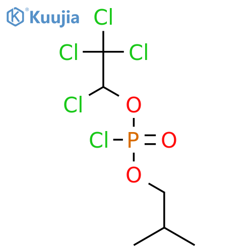 PHOSPHOROCHLORIDIC ACID, 2-METHYLPROPYL 1,2,2,2-TETRACHLOROETHYL ESTER structure