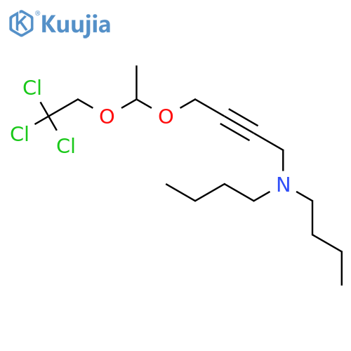 2-BUTYN-1-AMINE, N,N-DIBUTYL-4-[1-(2,2,2-TRICHLOROETHOXY)ETHOXY]- structure
