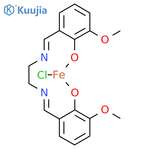 Iron,chloro[[2,2'-[1,2-ethanediylbis[(nitrilo-kN)methylidyne]]bis[6-methoxyphenolato-kO]](2-)]-,(SP-5-13)- (9CI) structure