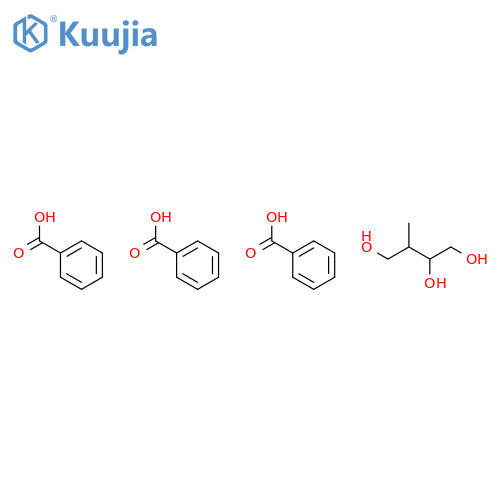 1,2,4-Butanetriol, 3-methyl-, tribenzoate structure