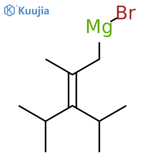 MAGNESIUM, BROMO[2,4-DIMETHYL-3-(1-METHYLETHYL)-2-PENTENYL]- structure