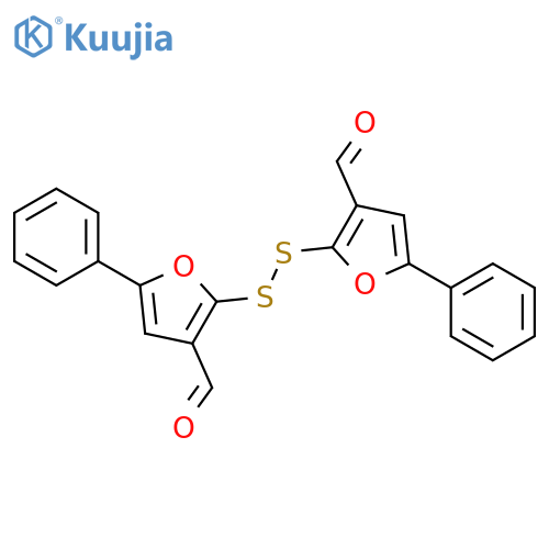 3-Furancarboxaldehyde, 2,2'-dithiobis[5-phenyl- structure