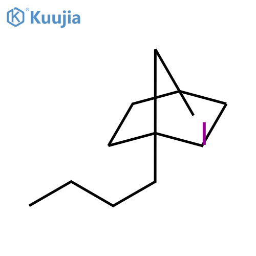 Bicyclo[2.2.1]heptane, 1-butyl-4-iodo- structure