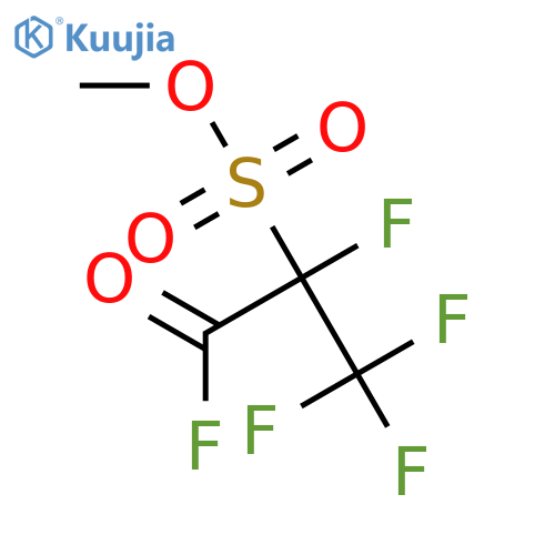 2-Propanesulfonic acid, 1,2,3,3,3-pentafluoro-1-oxo-, methyl ester structure