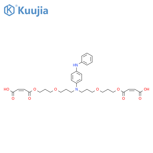 5,9,17,21-Tetraoxa-13-azapentacosa-2,23-dienedioic acid, 4,22-dioxo-13-[4-(phenylamino)phenyl]-, (Z,Z)- (9CI) structure