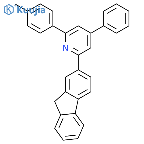 Pyridine, 2-(9H-fluoren-2-yl)-6-(4-methylphenyl)-4-phenyl- structure