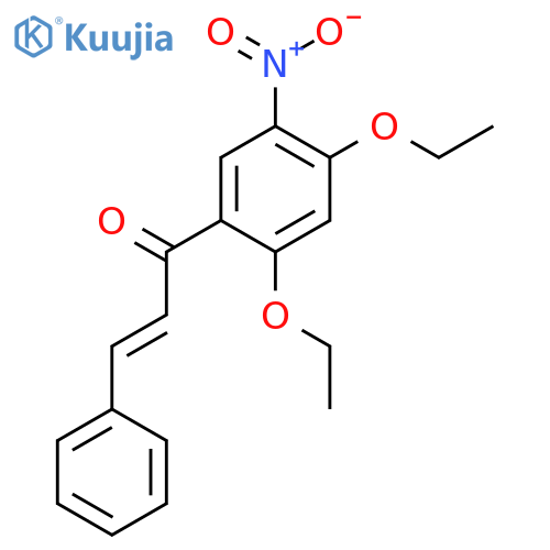 2-PROPEN-1-ONE, 1-(2,4-DIETHOXY-5-NITROPHENYL)-3-PHENYL- structure