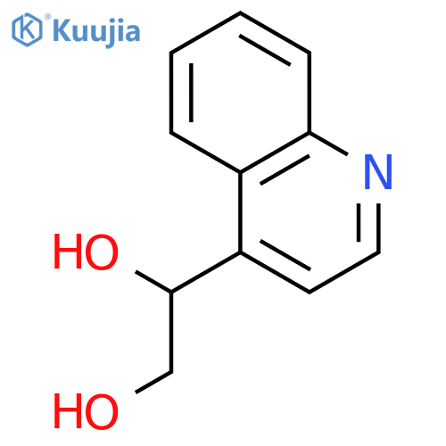 1-(quinolin-4-yl)ethane-1,2-diol structure