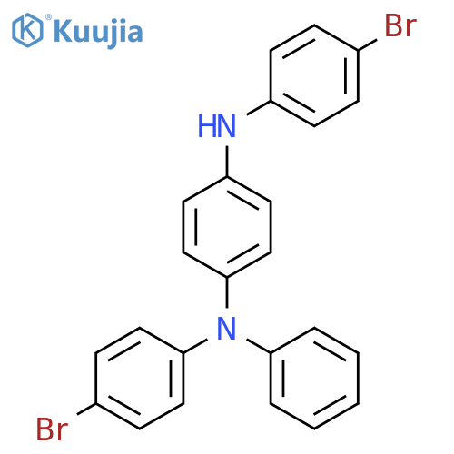 1,4-Benzenediamine, N,N'-bis(4-bromophenyl)-N-phenyl- structure