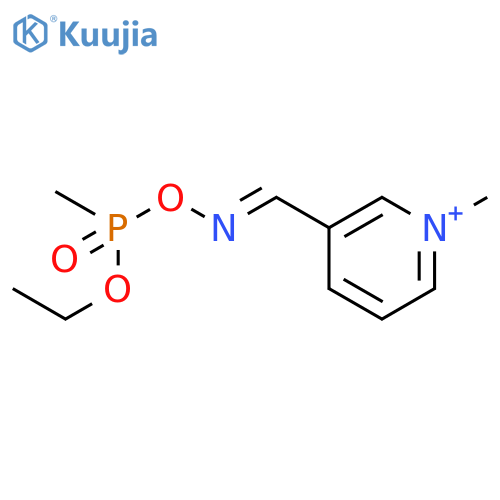 Pyridinium,1-methyl-3-[(1E)-4-methyl-4-oxido-3,5-dioxa-2-aza-4-phosphahept-1-en-1-yl]- structure