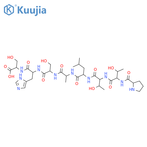 L-Serine, L-prolyl-L-threonyl-L-threonyl-L-leucyl-L-alanyl-L-seryl-L-histidyl- structure