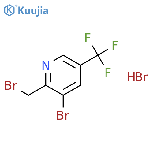 Pyridine, 3-bromo-2-(bromomethyl)-5-(trifluoromethyl)-, hydrobromide structure