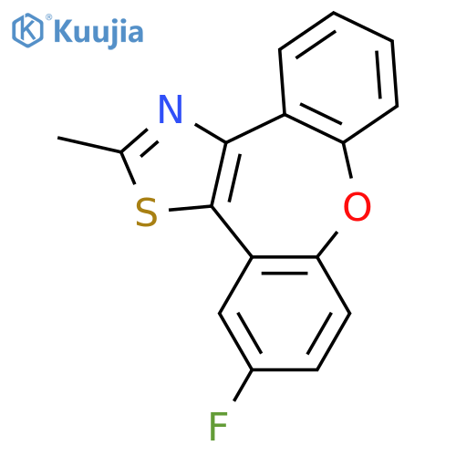 DIBENZ[2,3:6,7]OXEPINO[4,5-D]THIAZOLE, 11-FLUORO-2-METHYL- structure