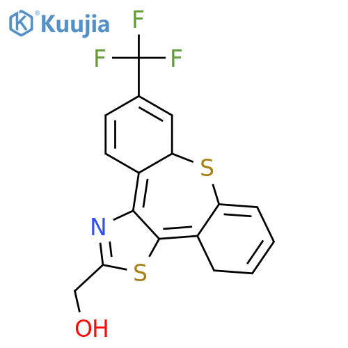 Dibenzo[2,3:6,7]thiepino[4,5-d]thiazole-2-methanol, 6-(trifluoromethyl)- structure