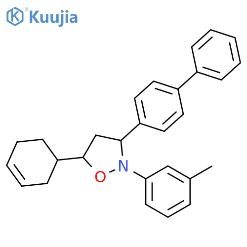 Isoxazolidine,3-[1,1'-biphenyl]-4-yl-5-(3-cyclohexen-1-yl)-2-(3-methylphenyl)- structure
