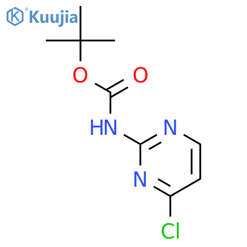 tert-butyl N-(4-chloropyrimidin-2-yl)carbamate structure