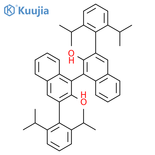 [1,1'-BINAPHTHALENE]-2,2'-DIOL, 3,3'-BIS[2,6-BIS(1-METHYLETHYL)PHENYL]- structure