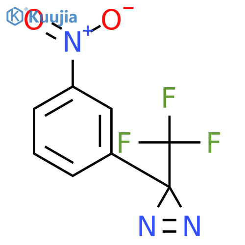 3-(3-nitrophenyl)-3-(trifluoromethyl)-3H-diazirine structure