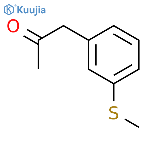 1-3-(methylsulfanyl)phenylpropan-2-one structure