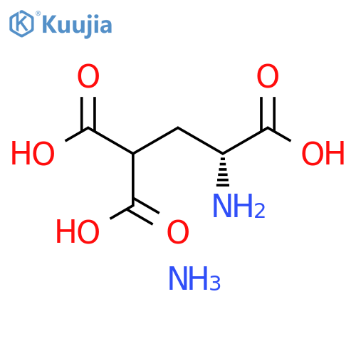 1,1,3-Propanetricarboxylic acid, 3-amino-, monoammonium salt, (R)- (9CI) structure
