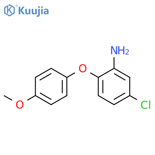 5-CHLORO-2-(4-METHOXYPHENOXY)ANILINE structure