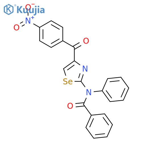 N-[4-(4-Nitrobenzoyl)-1,3-selenazol-2-yl]-N-phenylbenzamide structure
