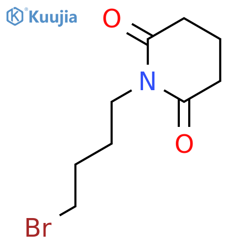 2,6-PIPERIDINEDIONE, 1-(4-BROMOBUTYL)- structure