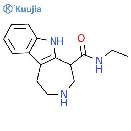 Azepino[4,5-b]indole-5-carboxamide, N-ethyl-1,2,3,4,5,6-hexahydro- structure