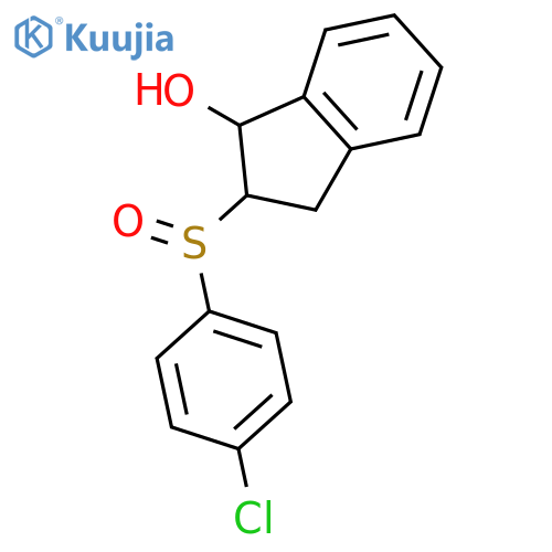 1H-INDEN-1-OL, 2-[(4-CHLOROPHENYL)SULFINYL]-2,3-DIHYDRO- structure