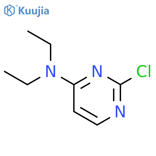 2-chloro-N,N-diethylpyrimidin-4-amine structure