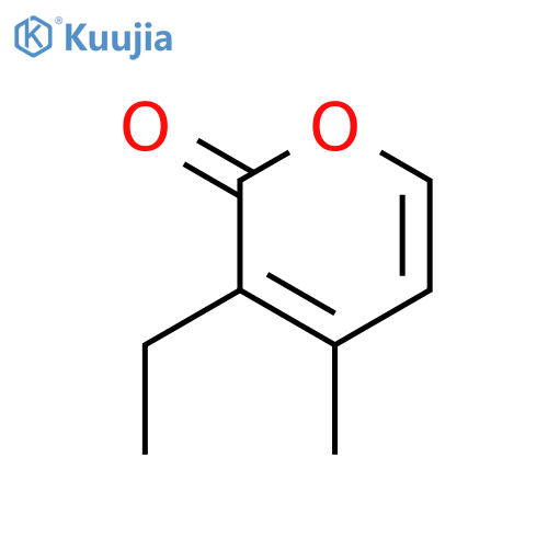 2H-Pyran-2-one, 3-ethyl-4-methyl- structure