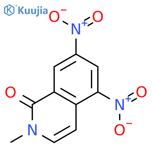 2-Methyl-5,7-dinitroisoquinolin-1-one structure
